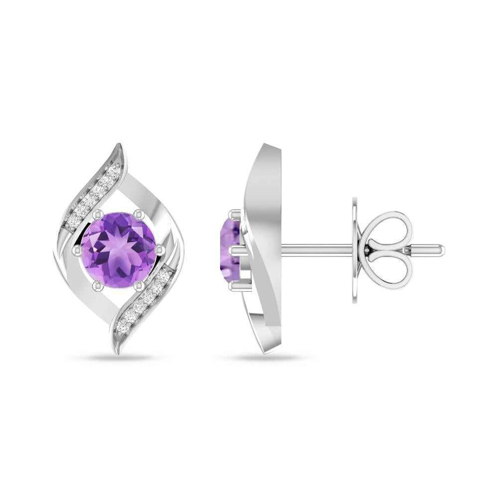 White Gold - Amethyst
