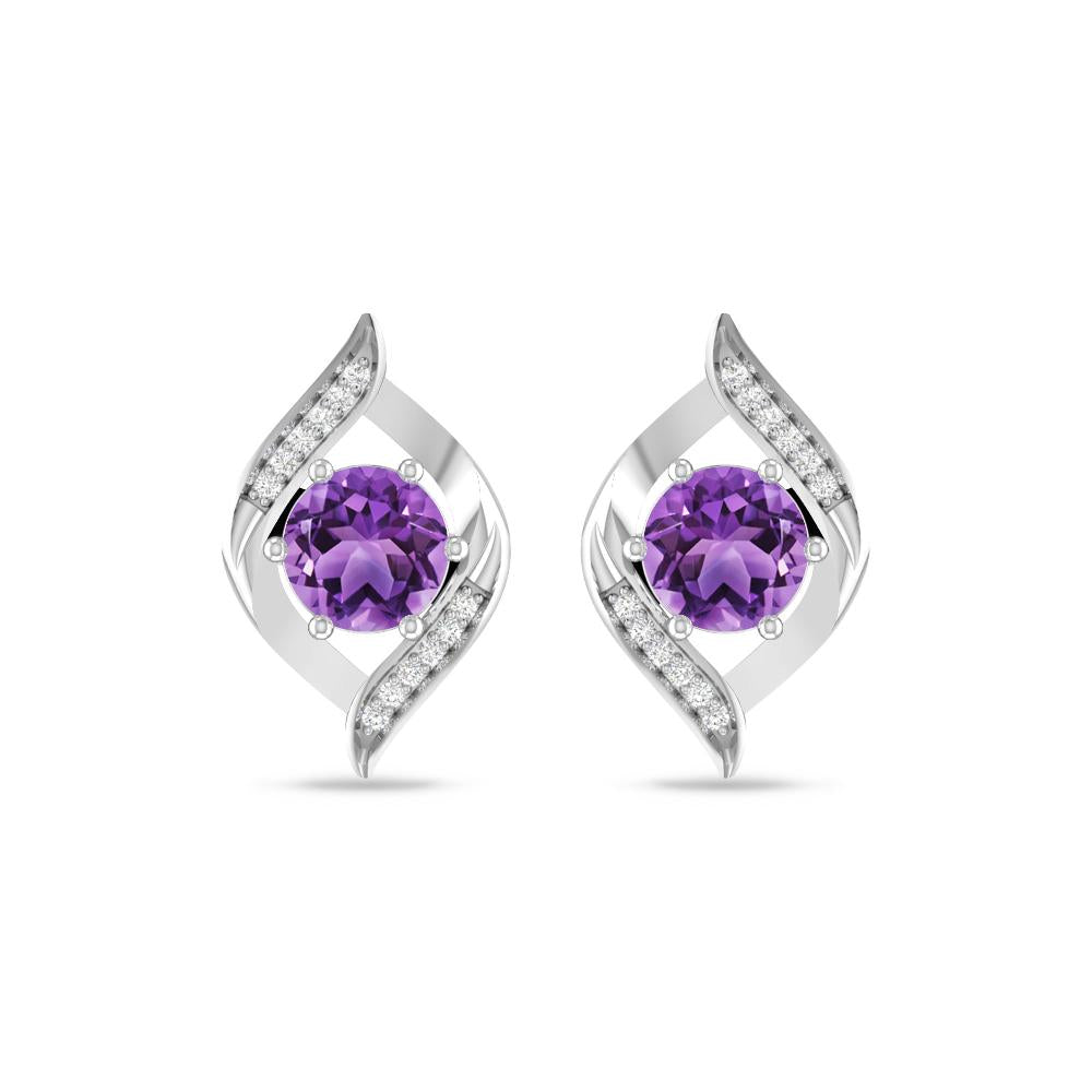 White Gold - Amethyst