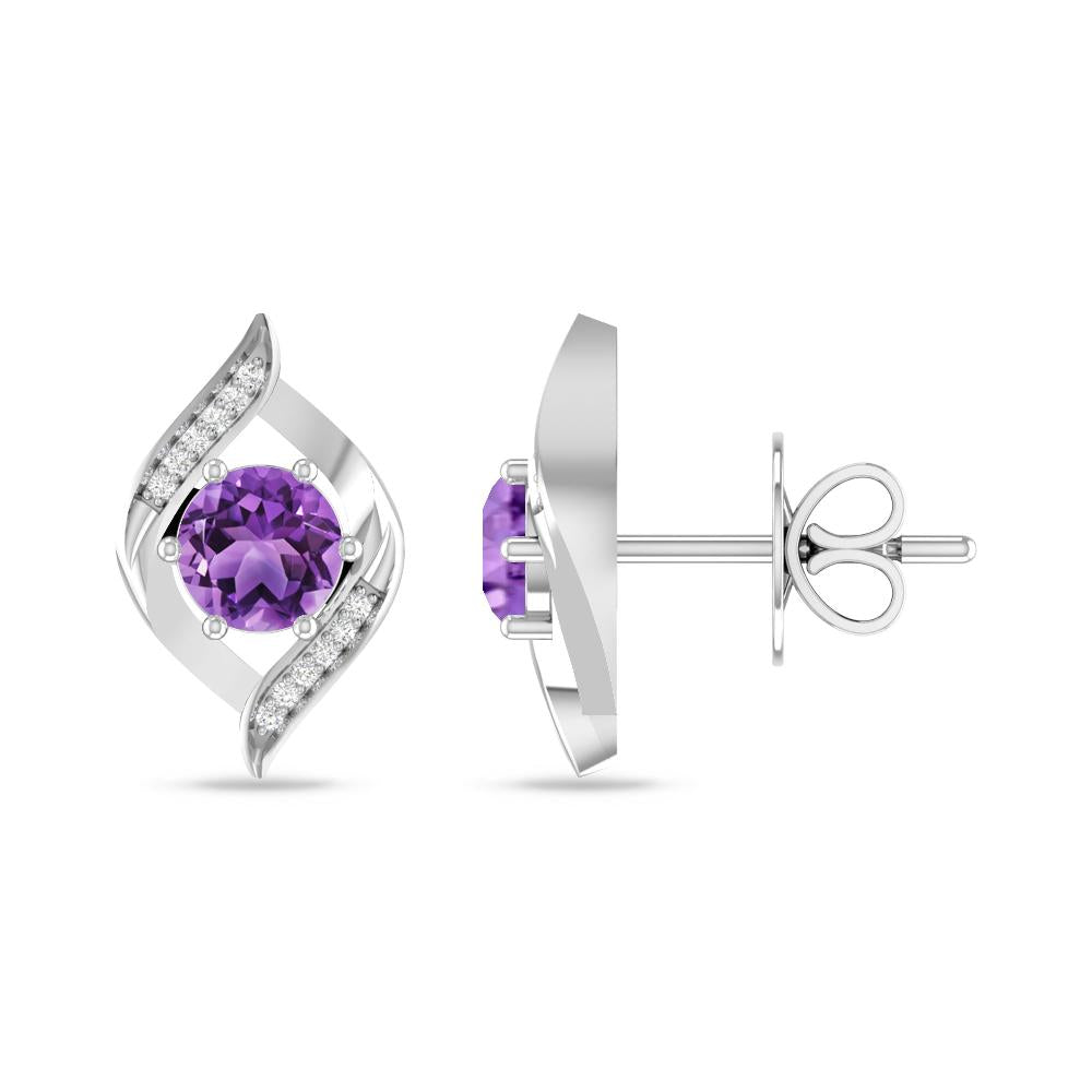 White Gold - Amethyst