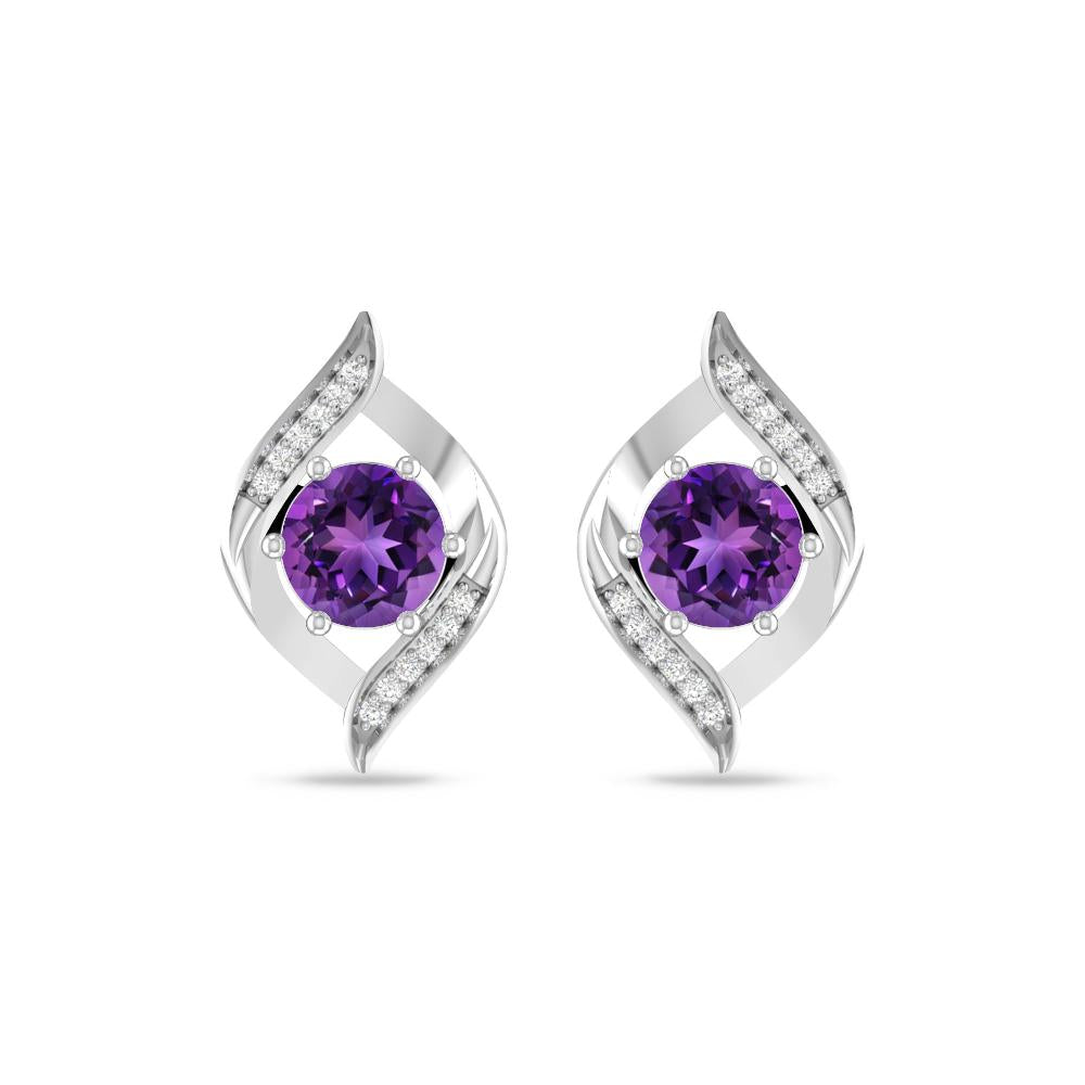 White Gold - Amethyst