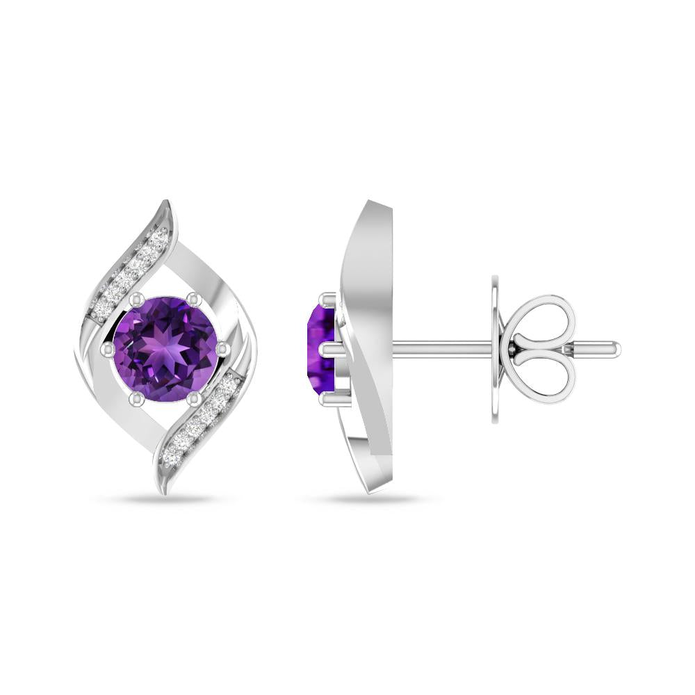 White Gold - Amethyst