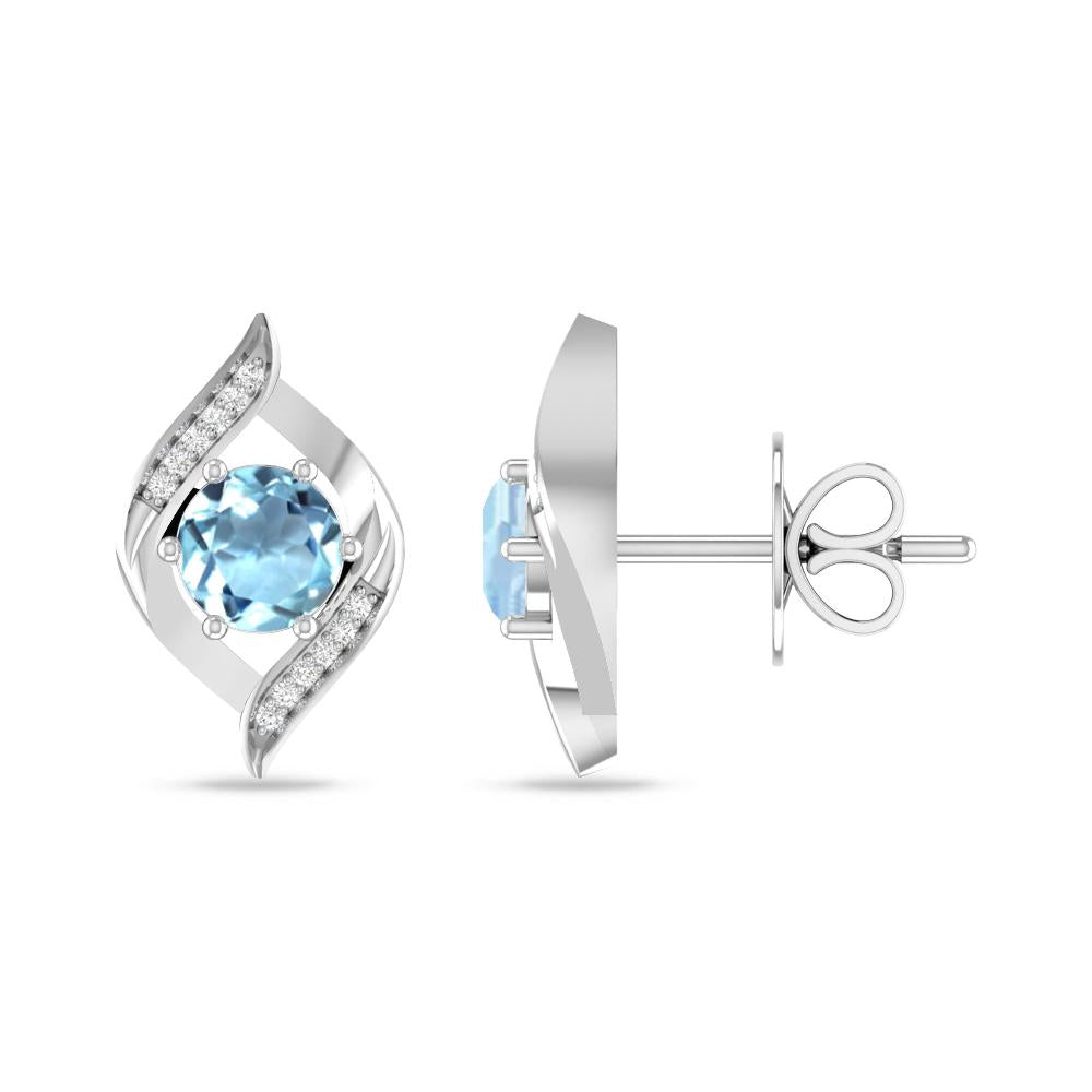 White Gold - Aquamarine