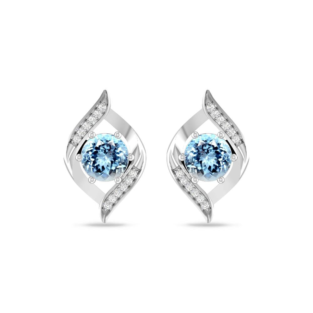 White Gold - Aquamarine