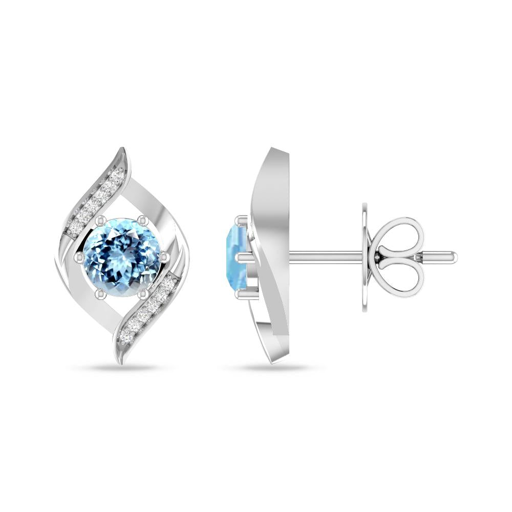 White Gold - Aquamarine
