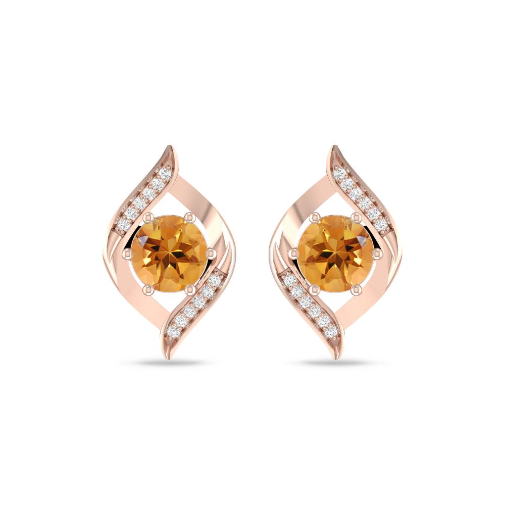 Rose Gold - Citrine