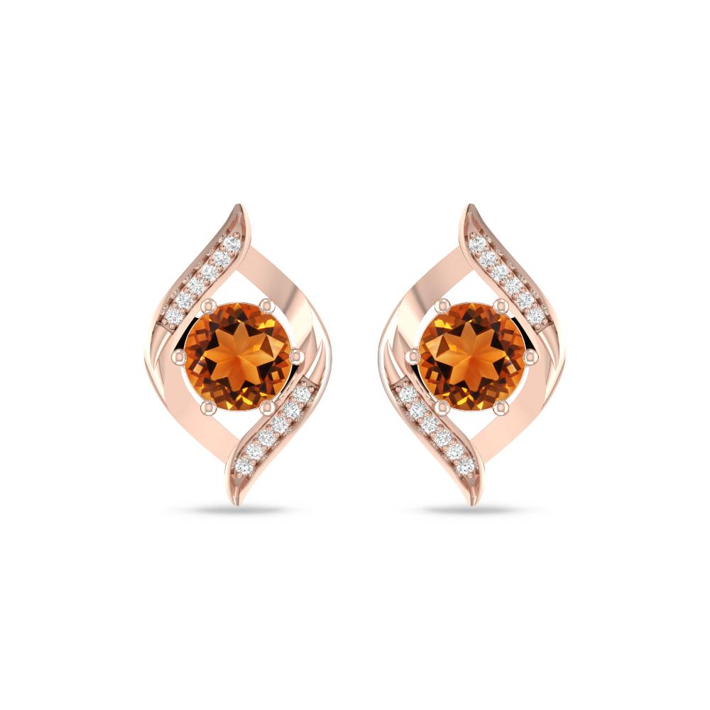 Rose Gold - Citrine