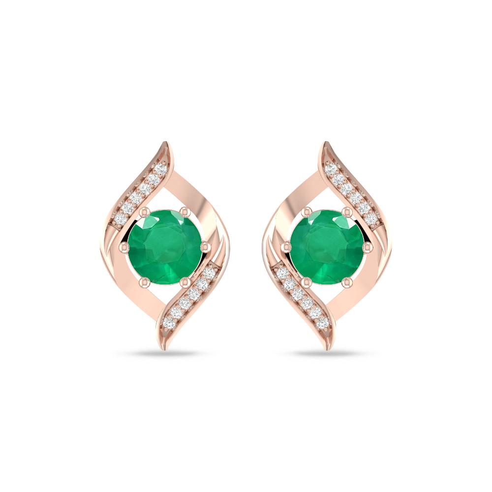 Rose Gold - Emerald