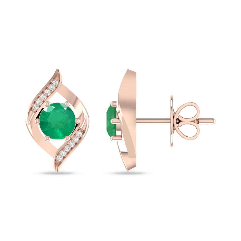 Rose Gold - Emerald