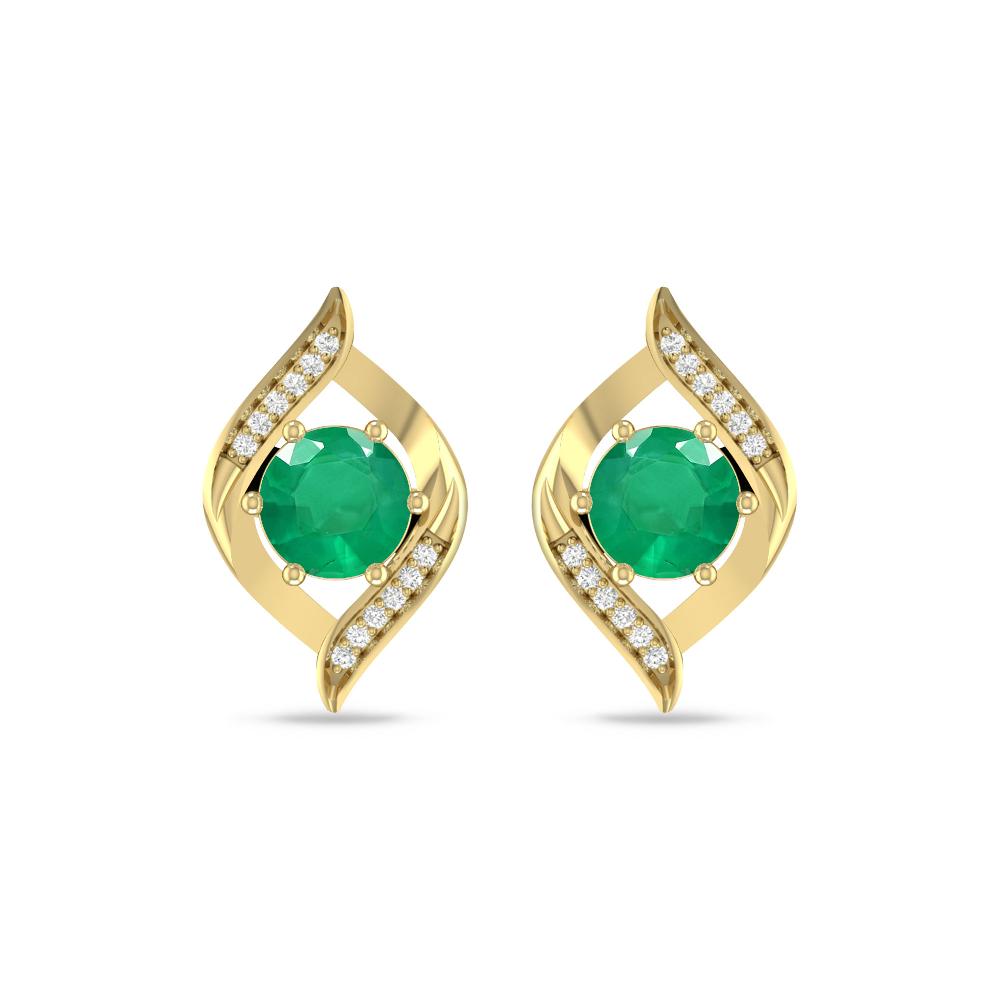 Yellow Gold - Emerald