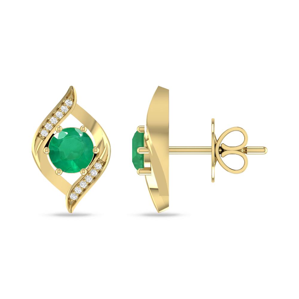 Yellow Gold - Emerald