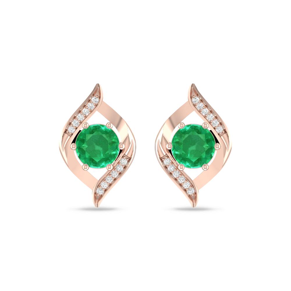 Rose Gold - Emerald