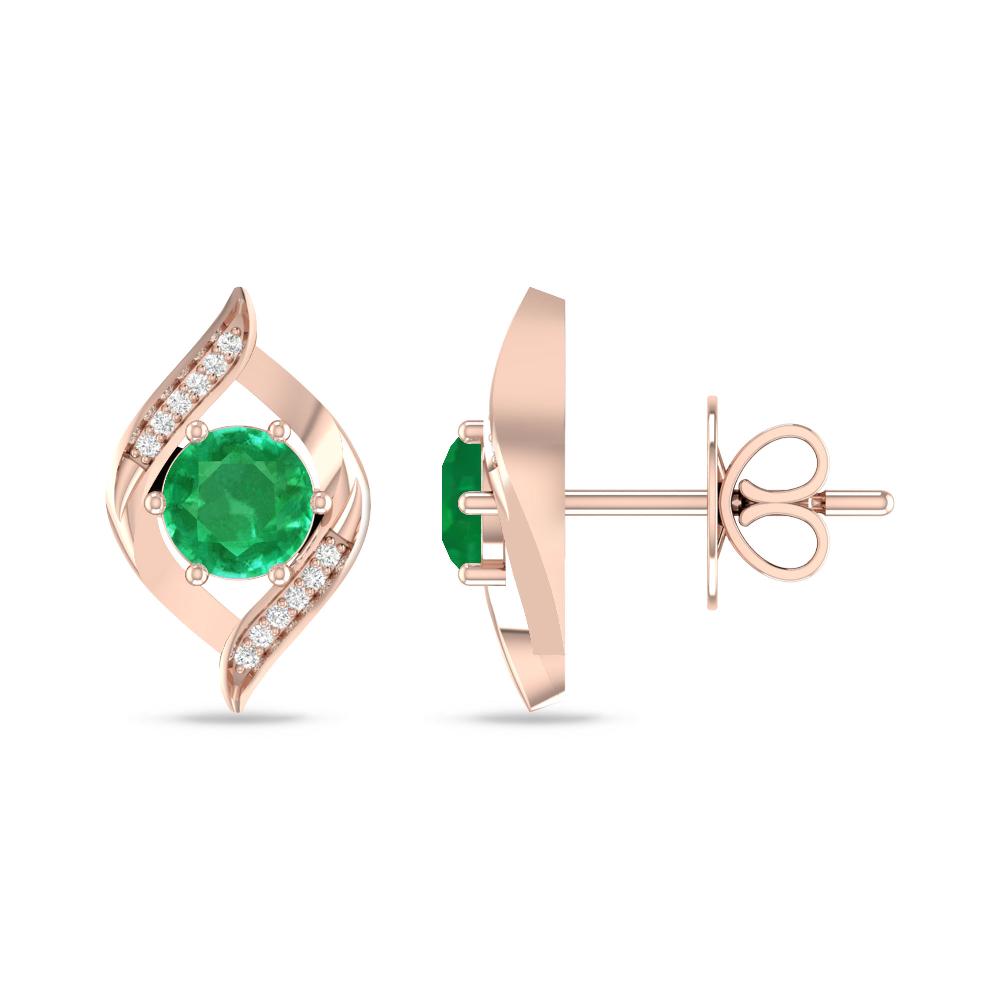 Rose Gold - Emerald