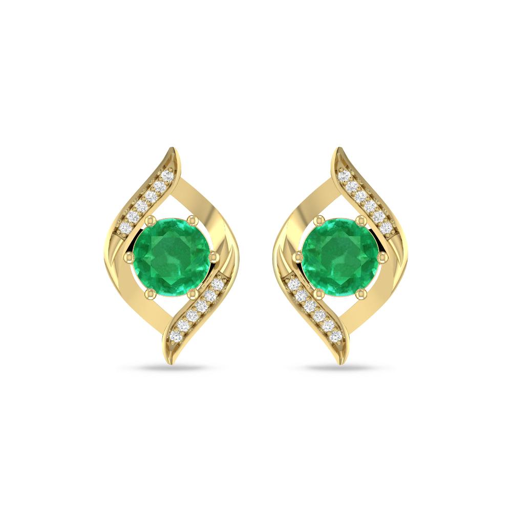 Yellow Gold - Emerald