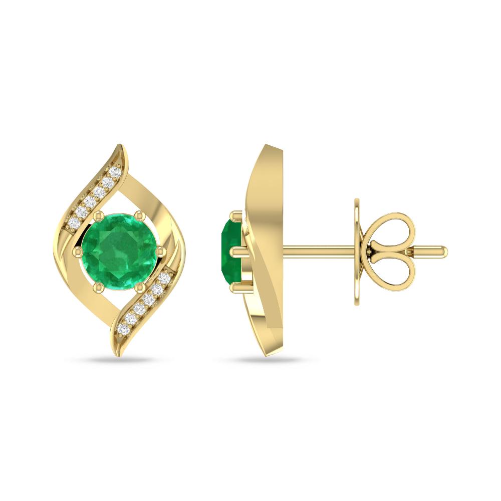 Yellow Gold - Emerald