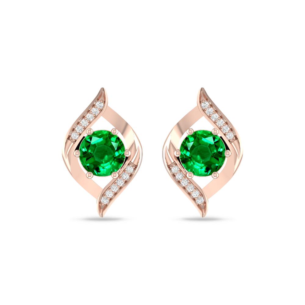 Rose Gold - Emerald