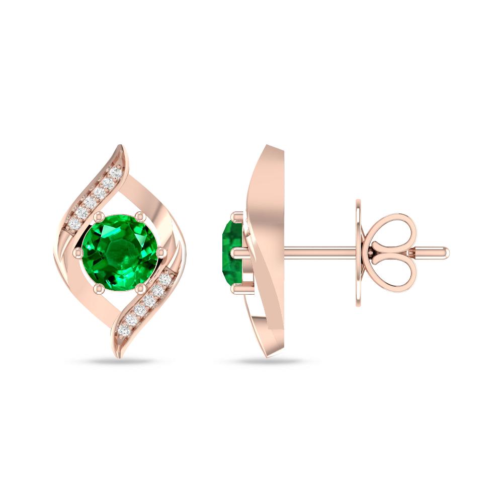 Rose Gold - Emerald