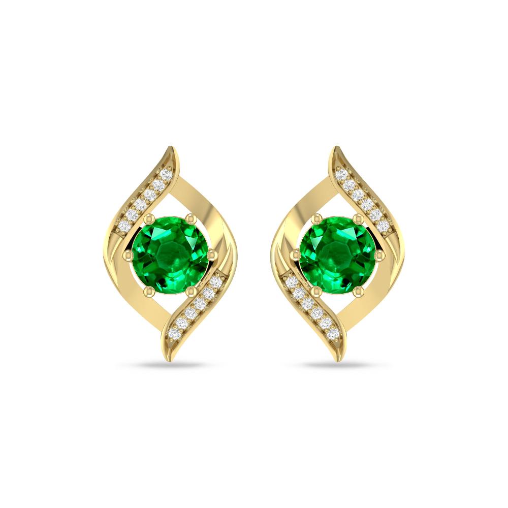 Yellow Gold - Emerald