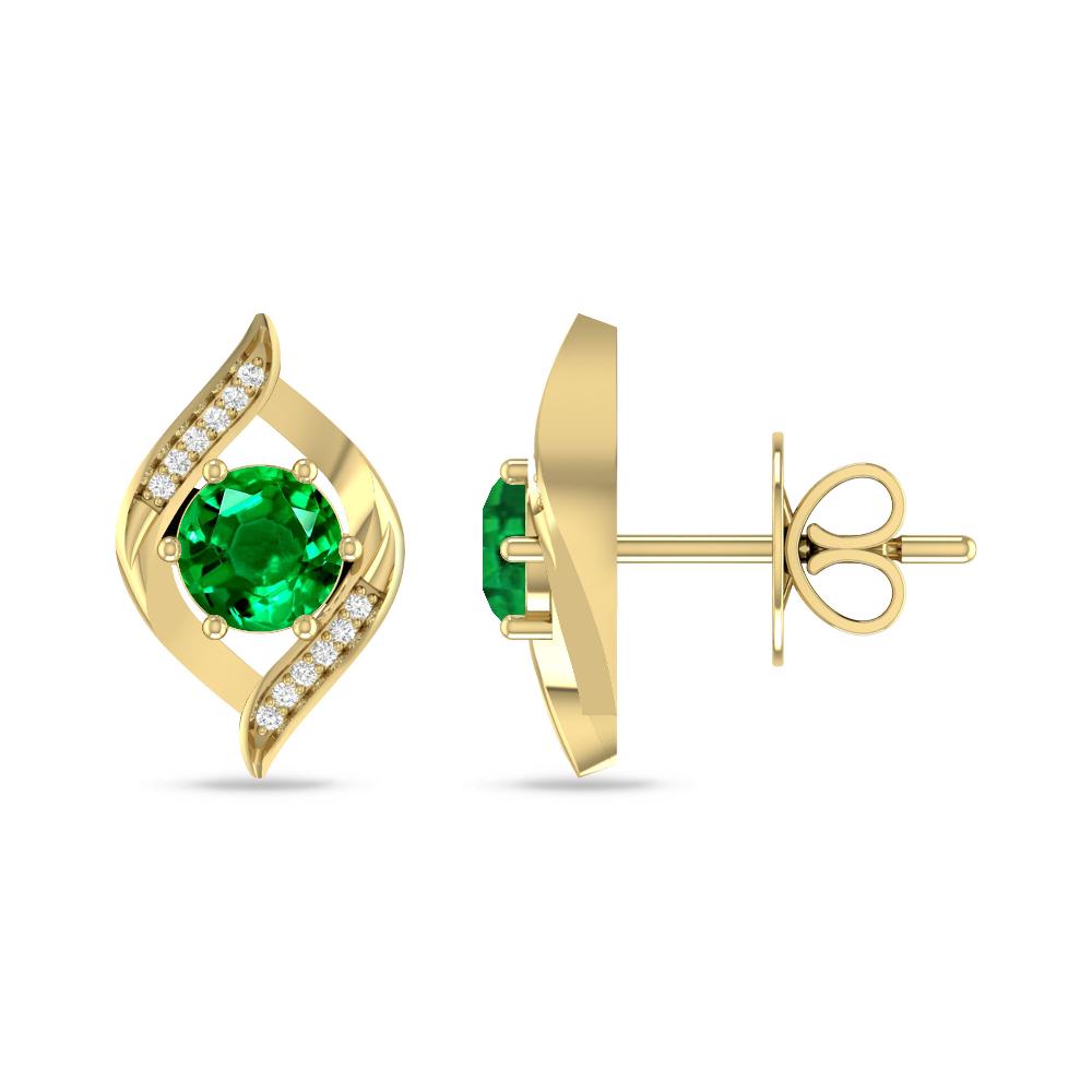 Yellow Gold - Emerald