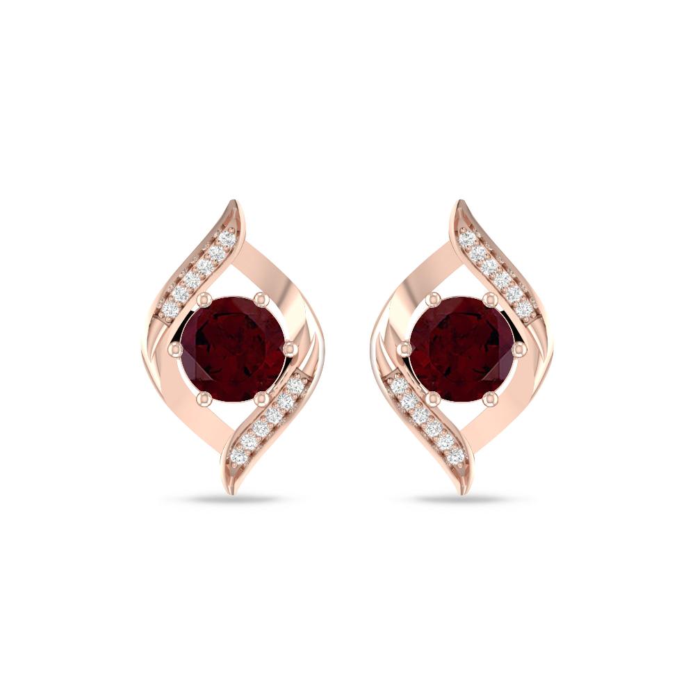 Rose Gold - Garnet