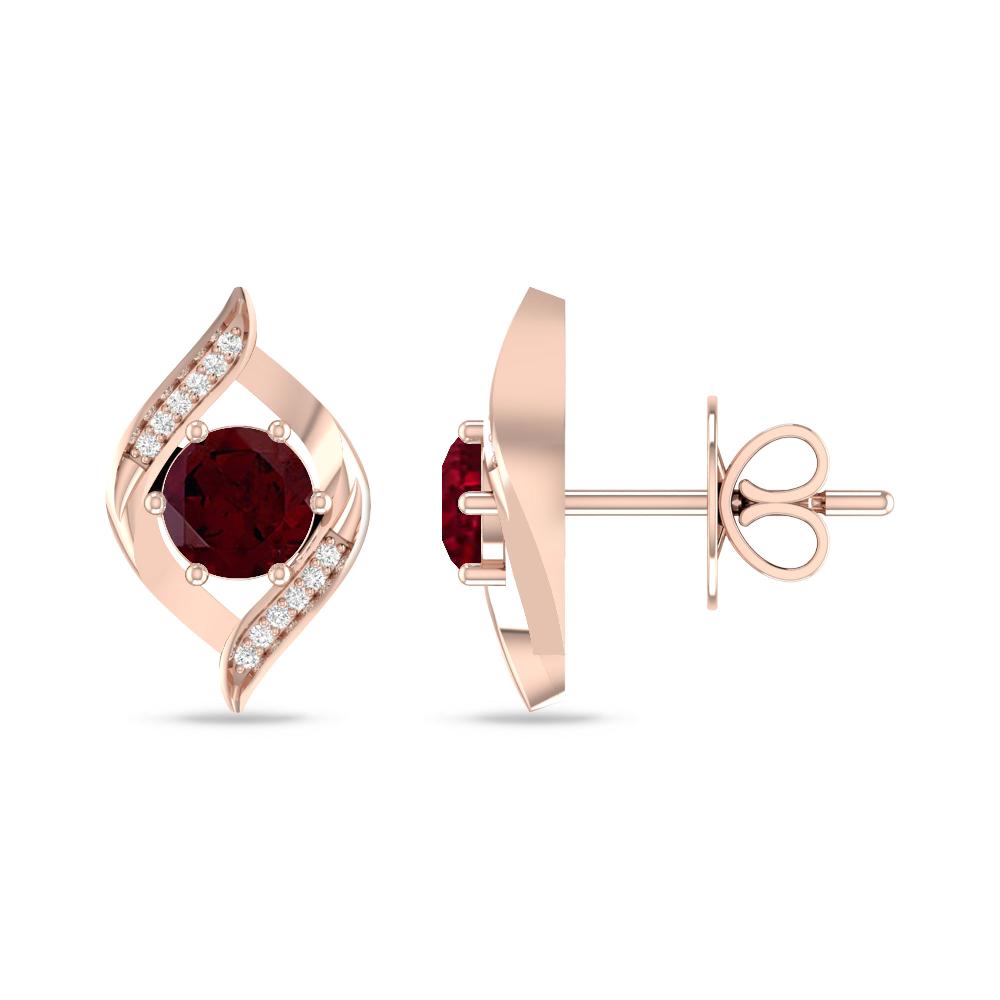Rose Gold - Garnet