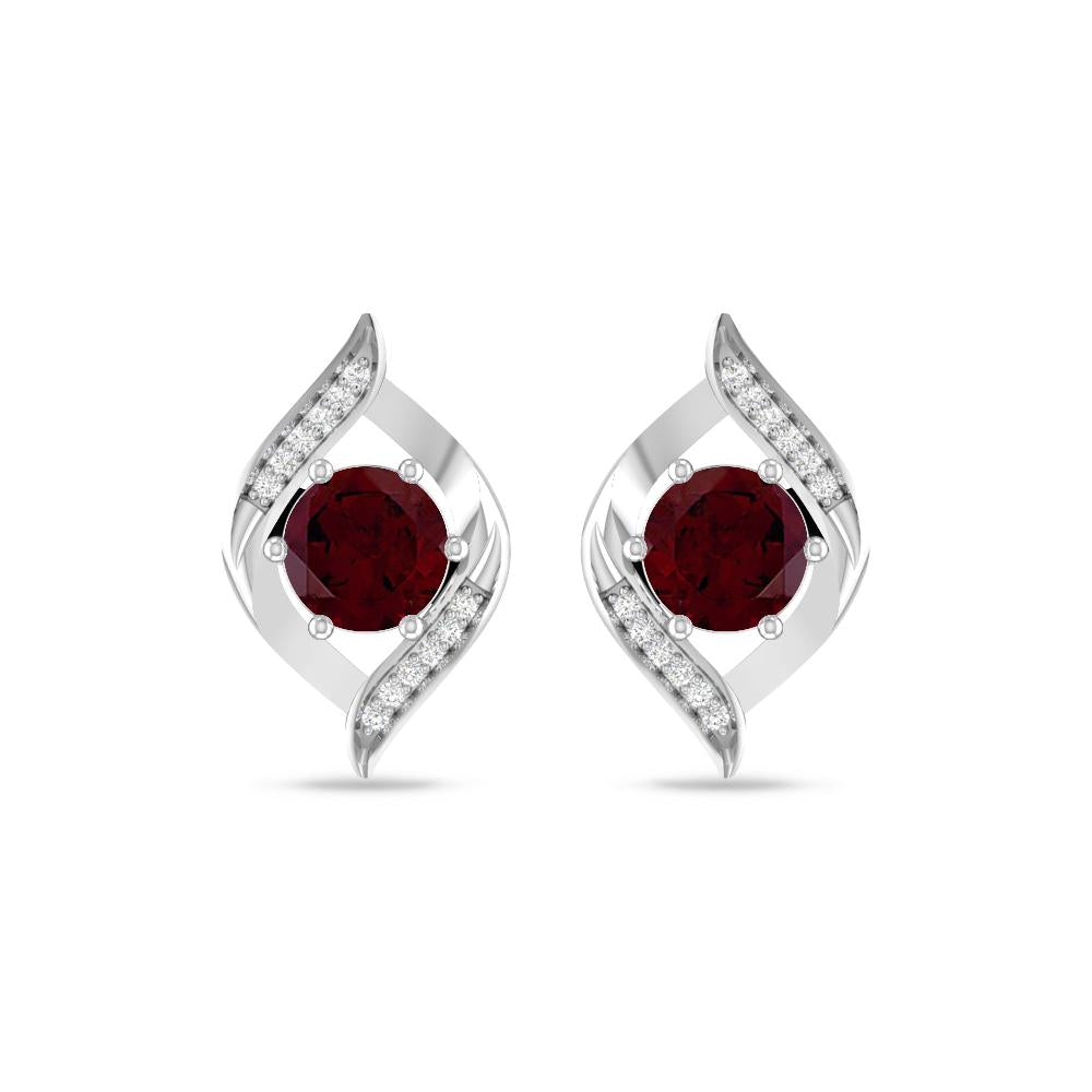 White Gold - Garnet