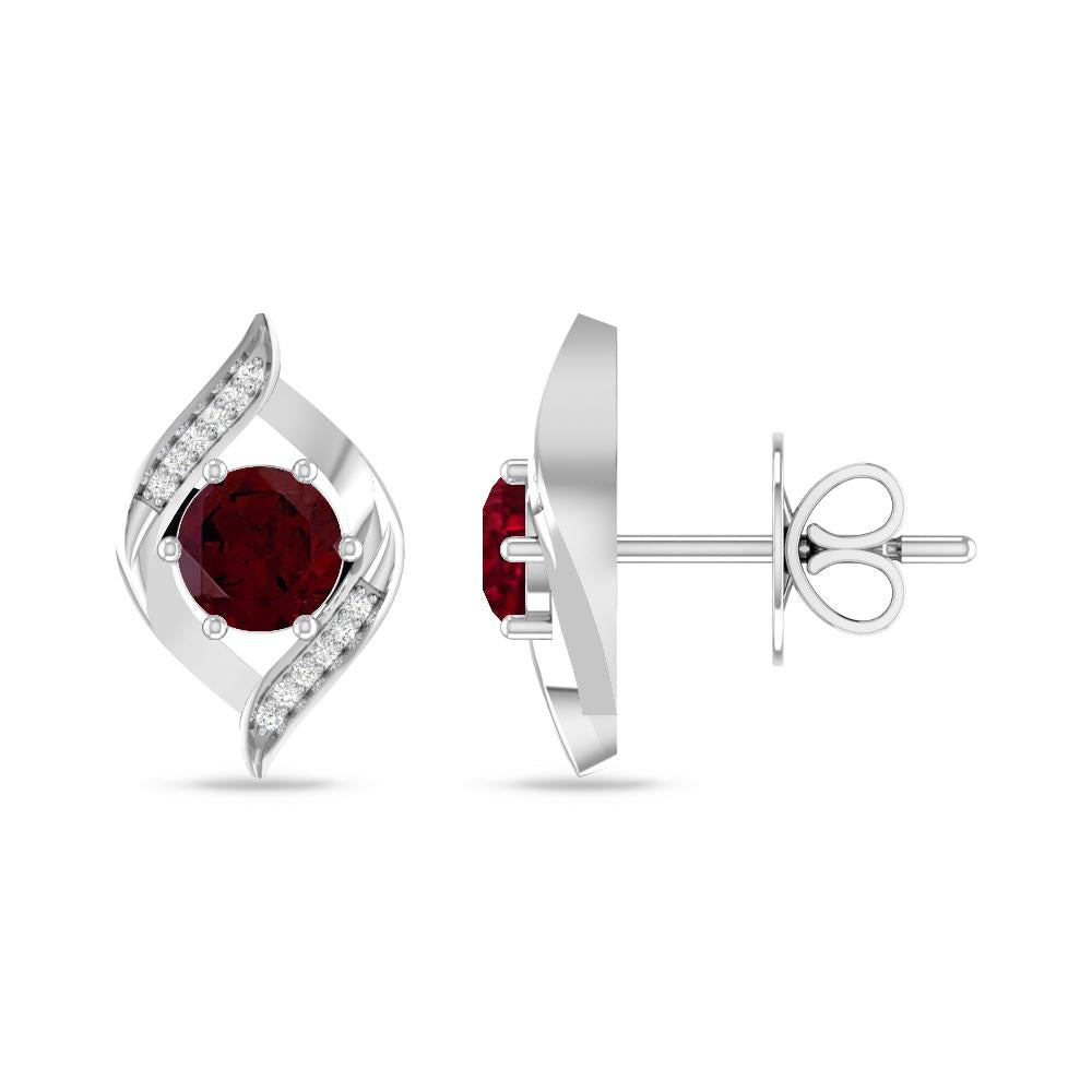 White Gold - Garnet