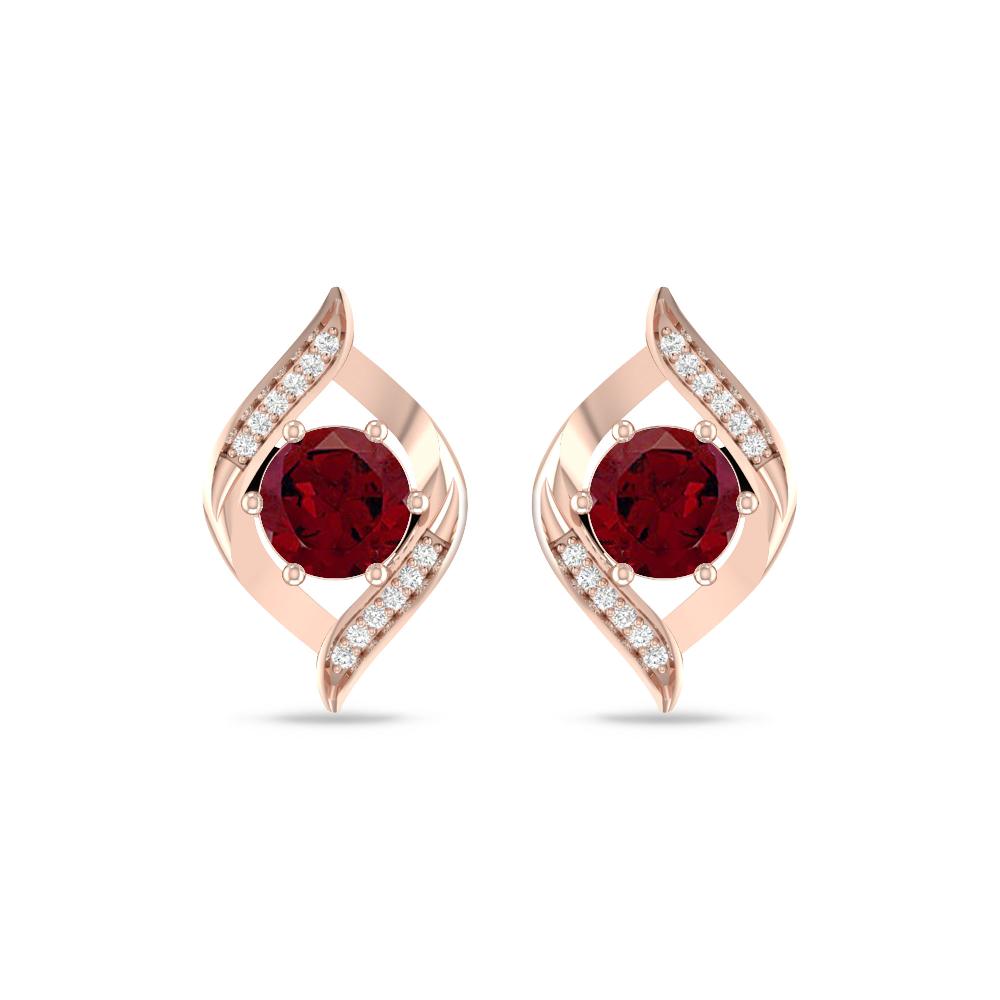 Rose Gold - Garnet