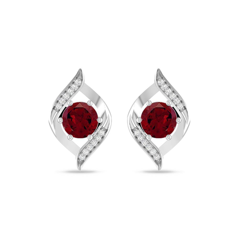 White Gold - Garnet