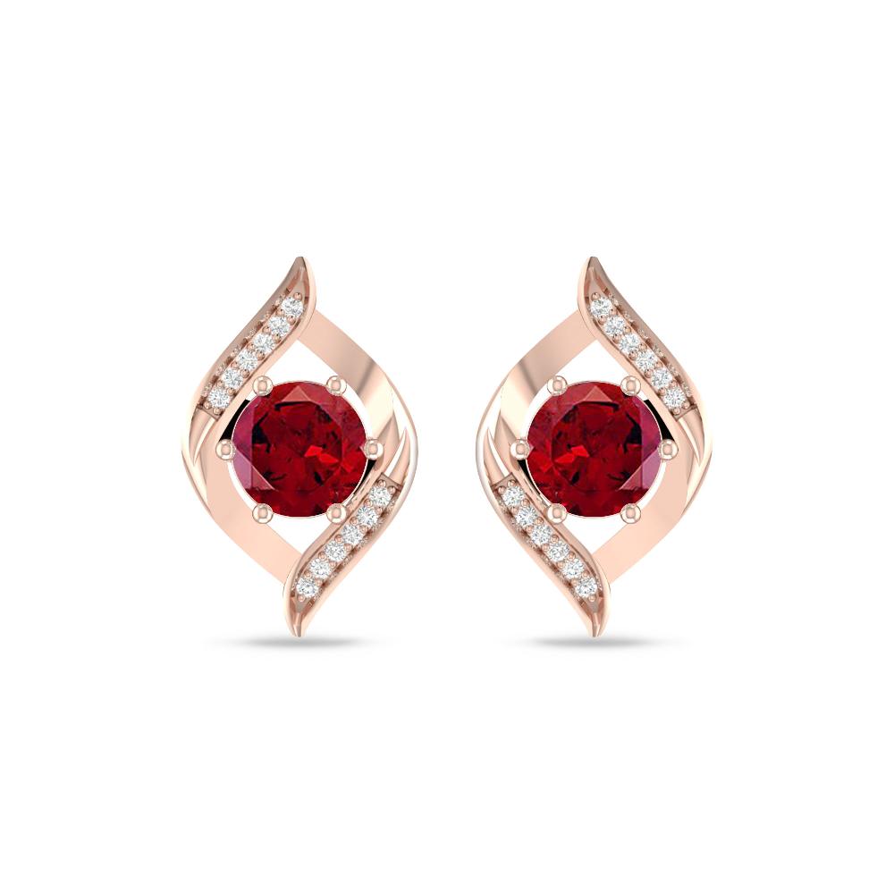 Rose Gold - Garnet