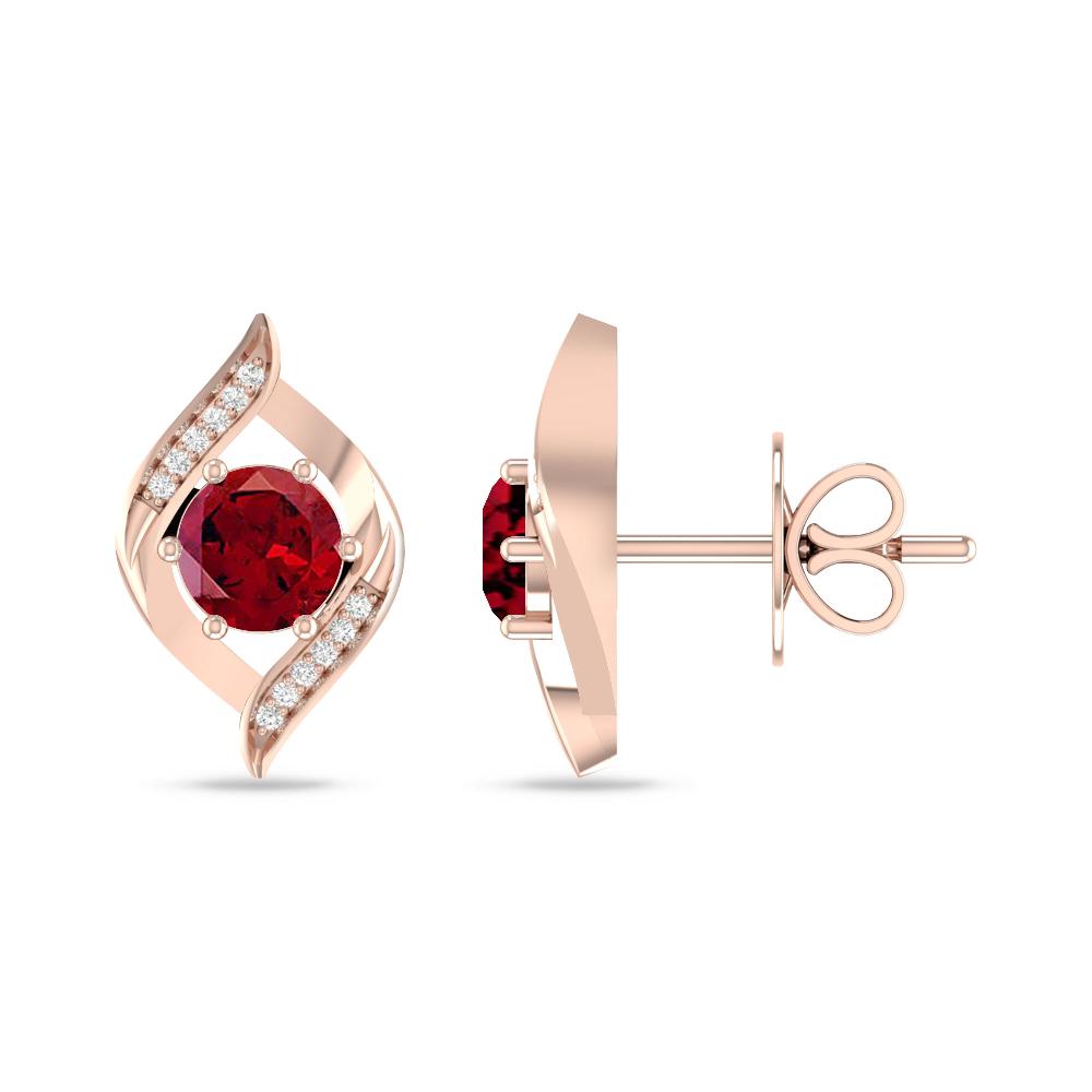 Rose Gold - Garnet