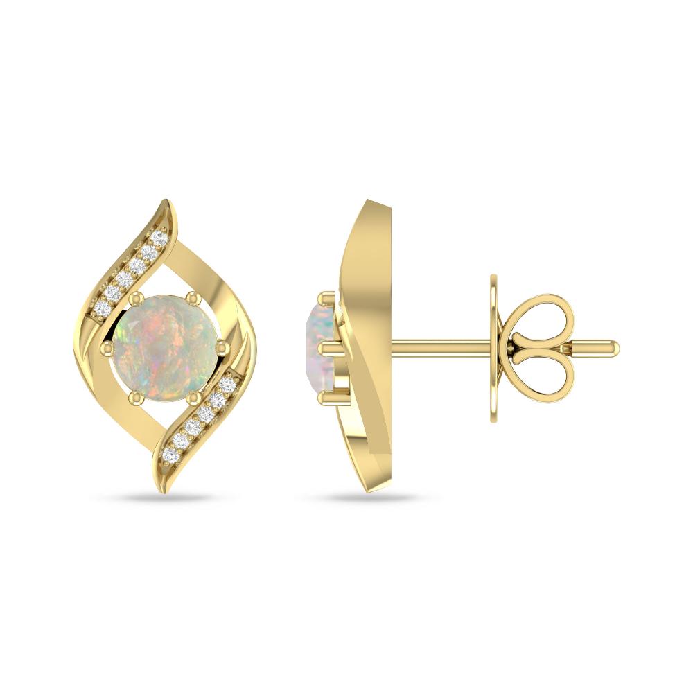Yellow Gold - Opal
