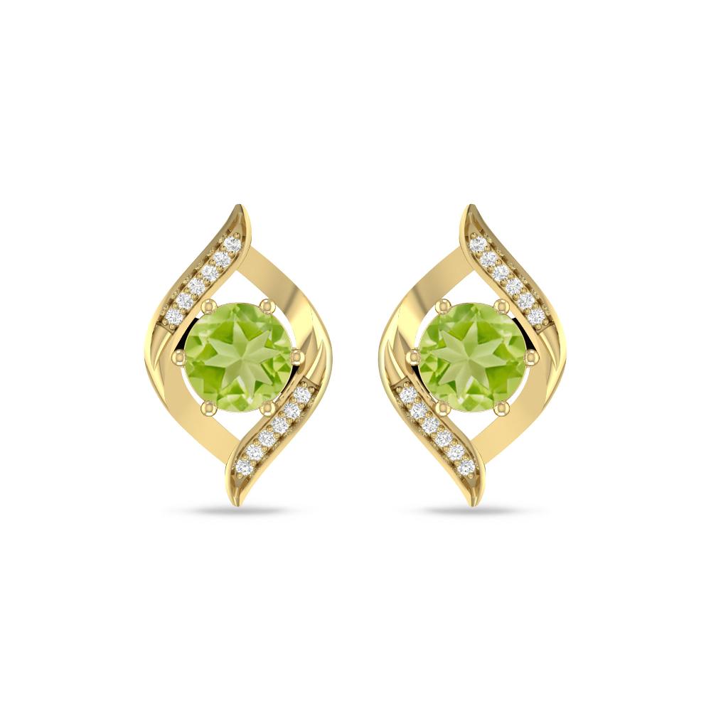Yellow Gold - Peridot