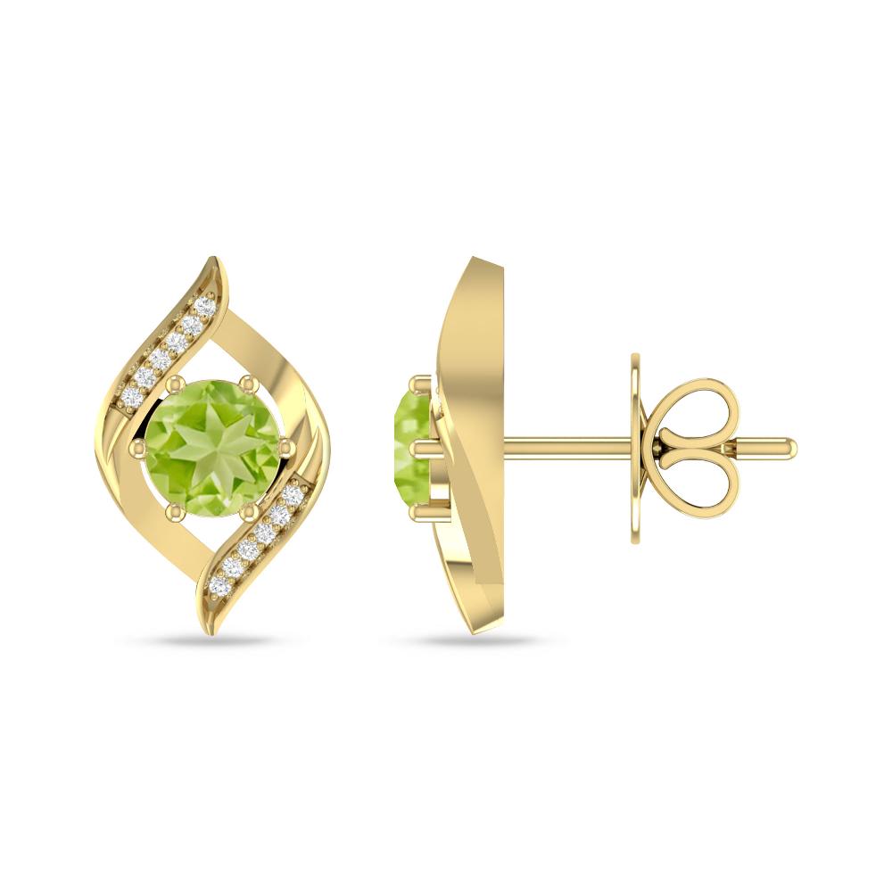Yellow Gold - Peridot