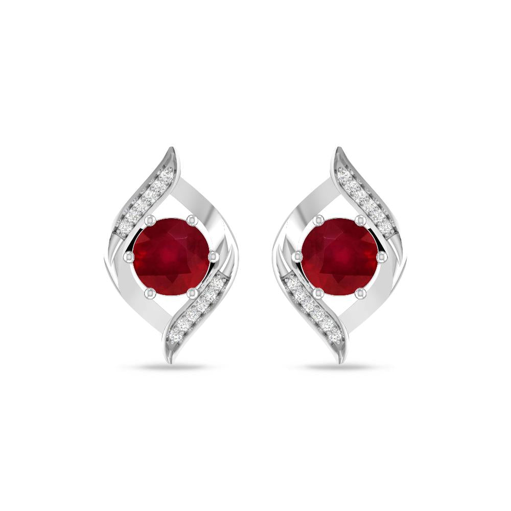 White Gold - Ruby