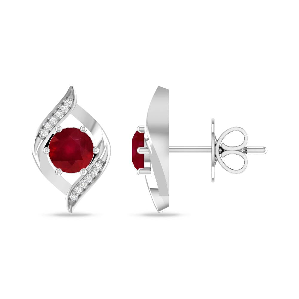 White Gold - Ruby