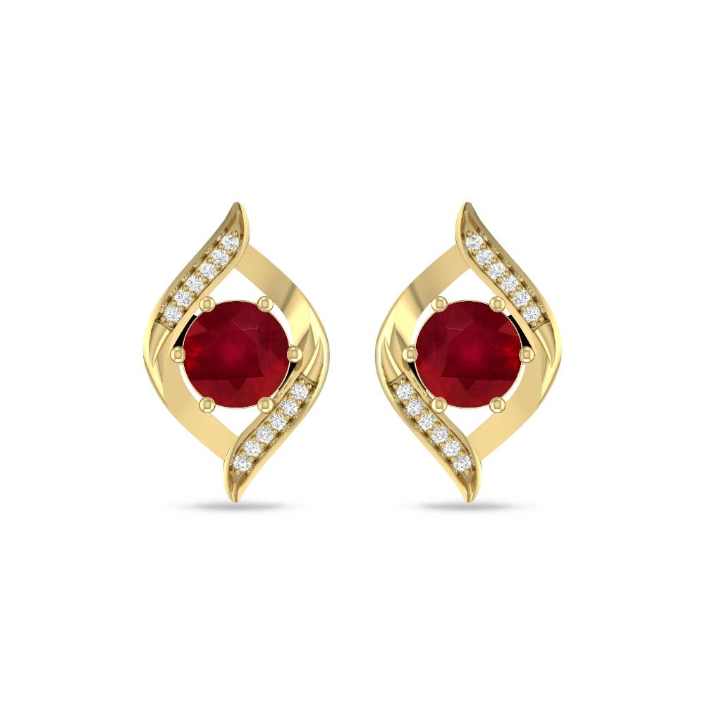 Yellow Gold - Ruby