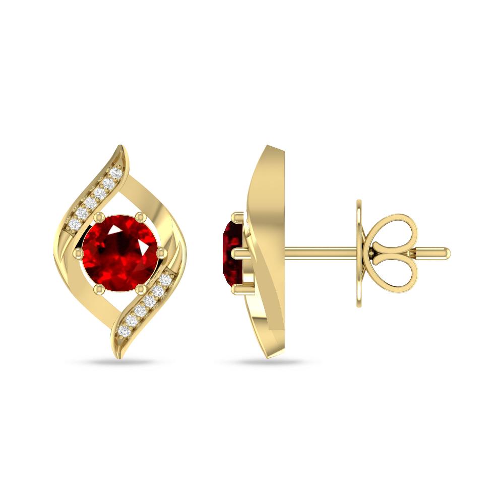 Yellow Gold - Ruby