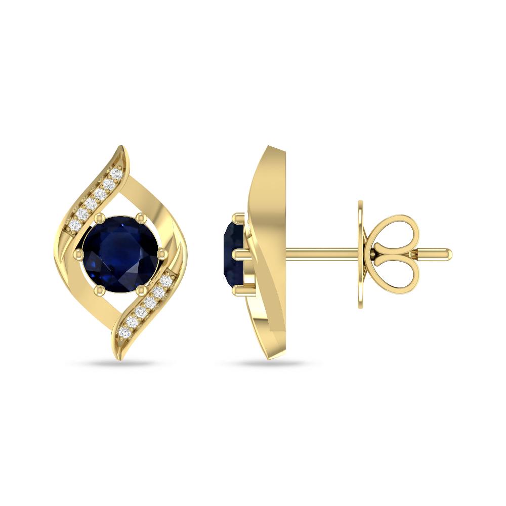 Yellow Gold - Sapphire