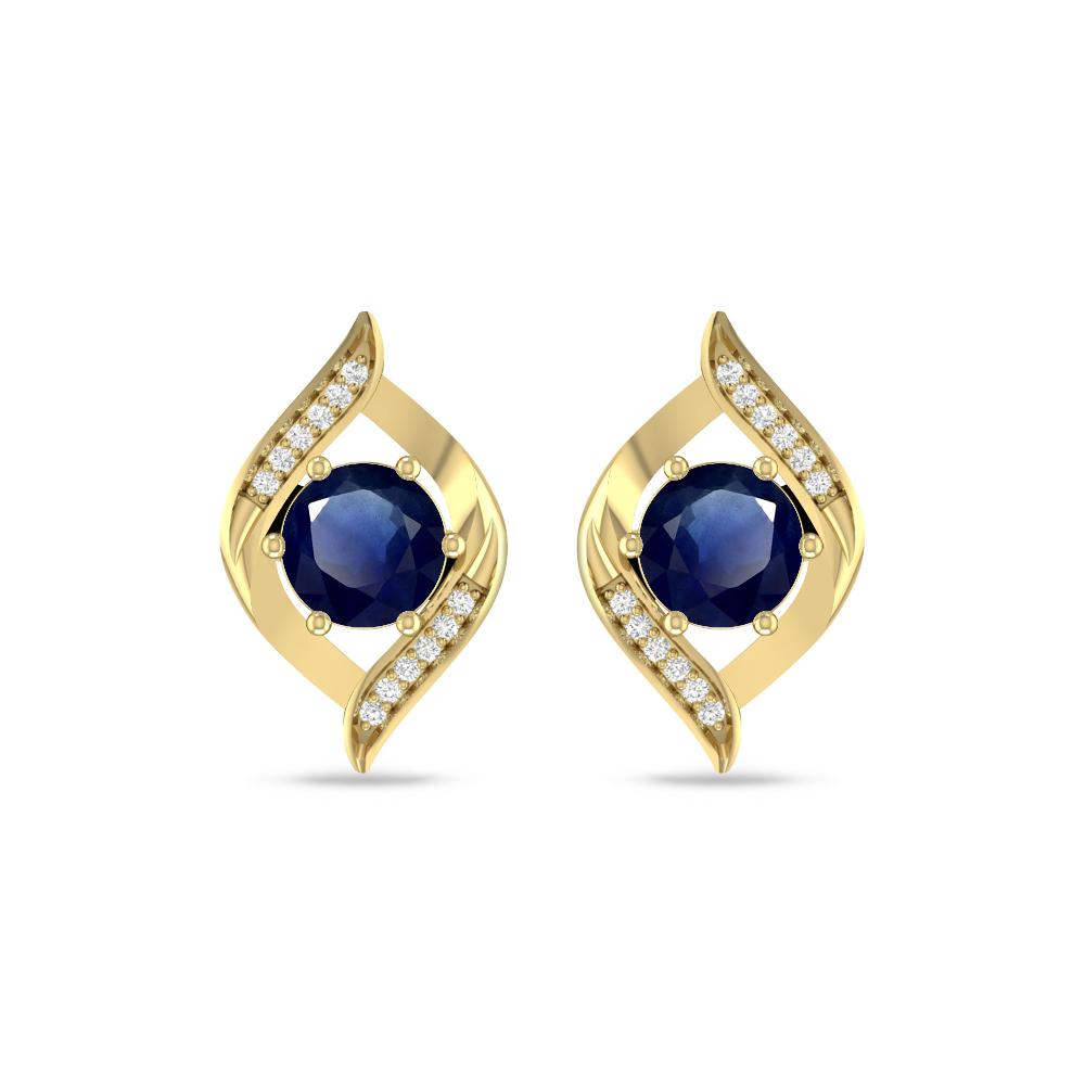 Yellow Gold - Sapphire