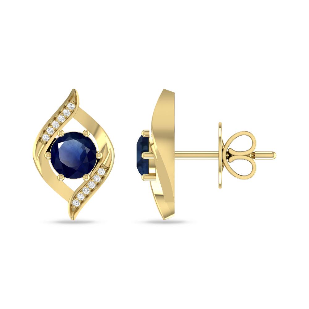 Yellow Gold - Sapphire