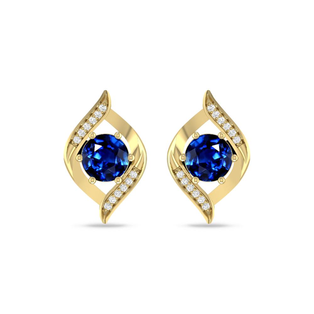 Yellow Gold - Sapphire