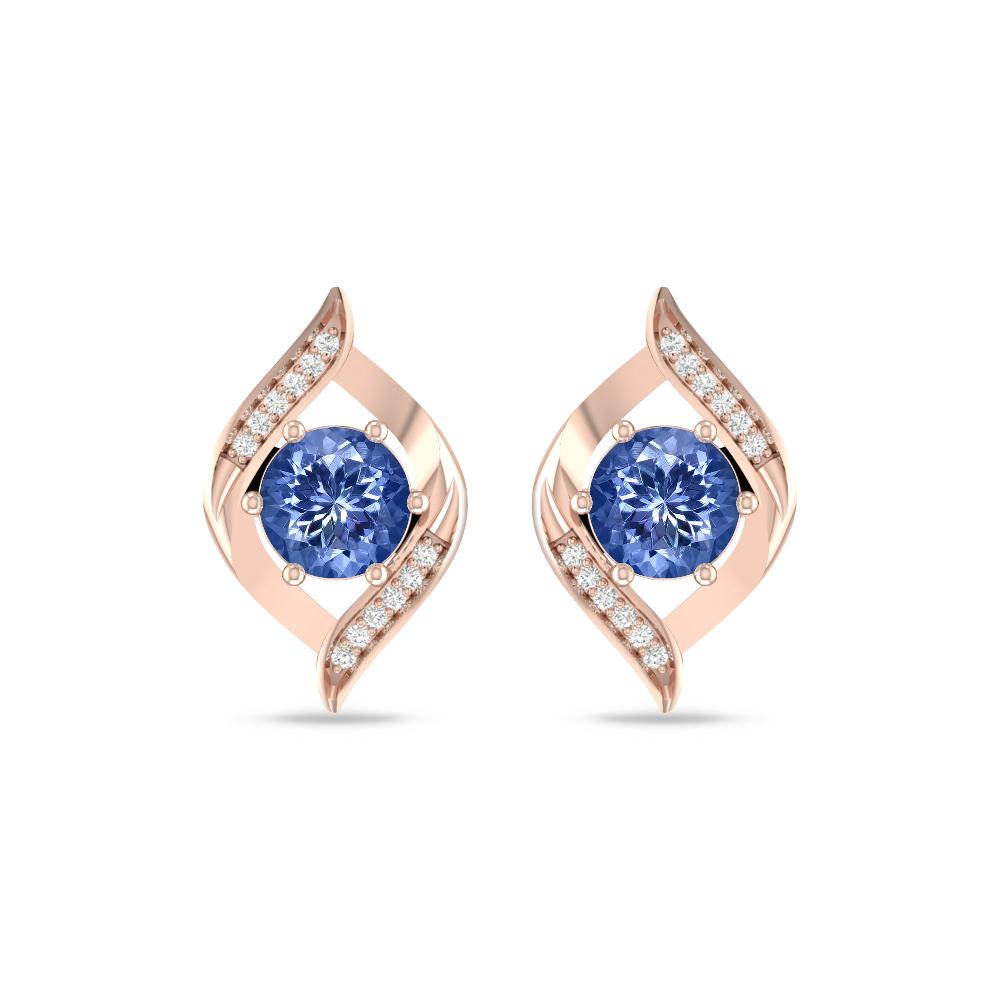Rose Gold - Tanzanite