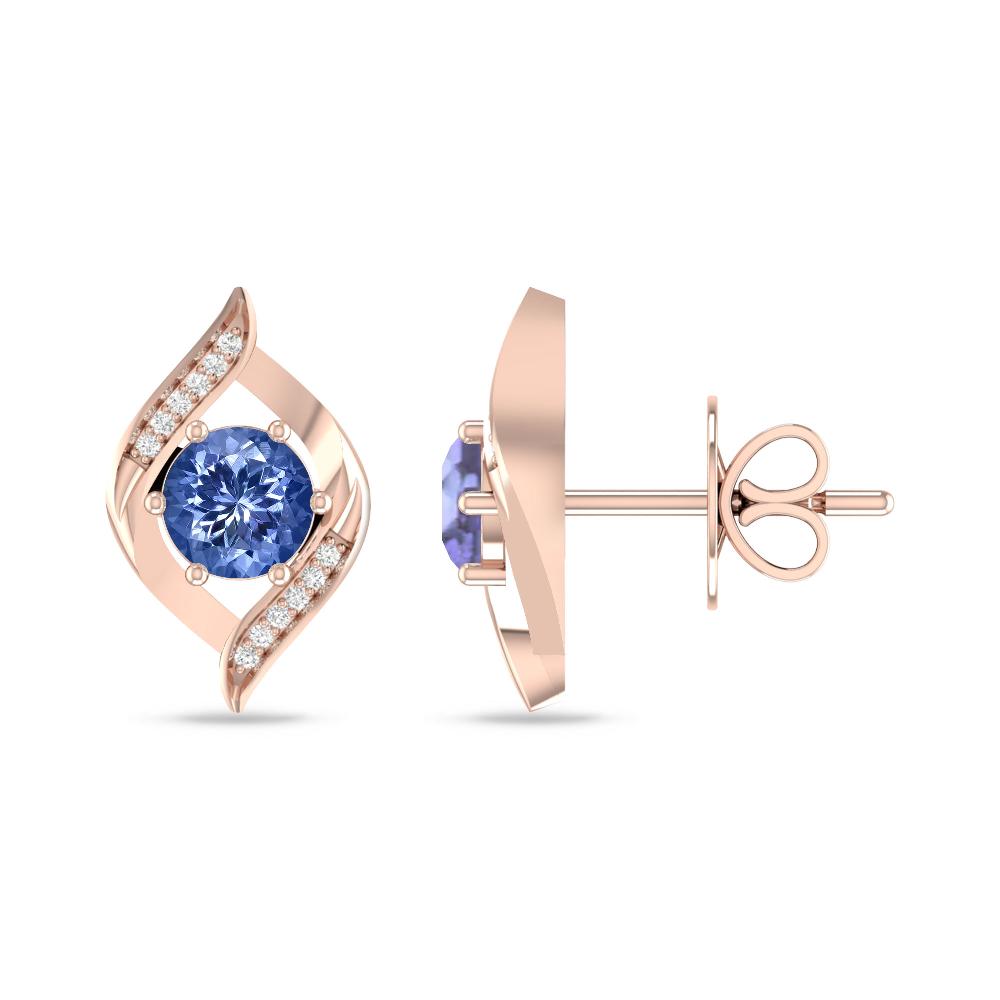 Rose Gold - Tanzanite