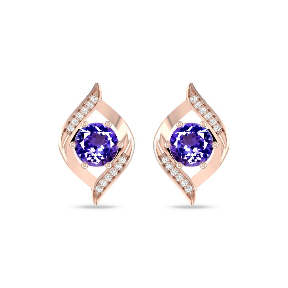 Rose Gold - Tanzanite