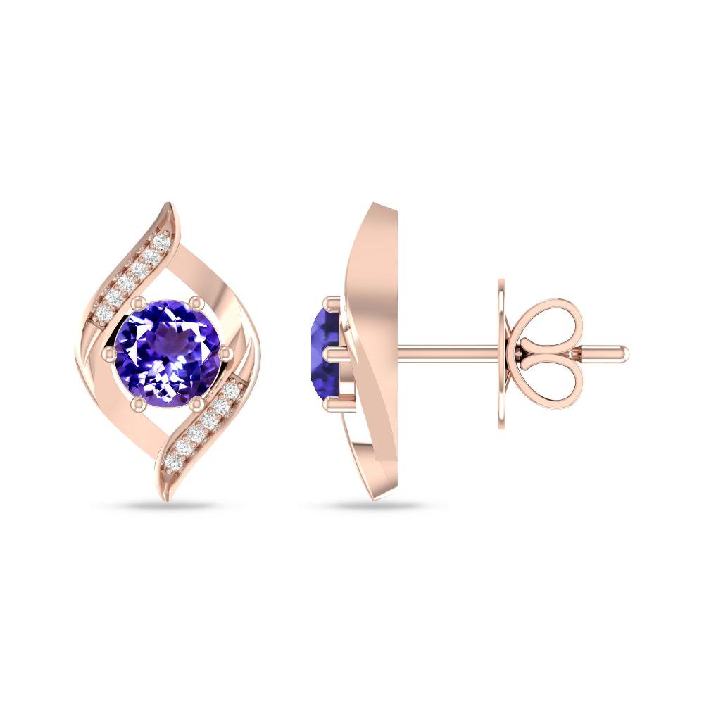 Rose Gold - Tanzanite