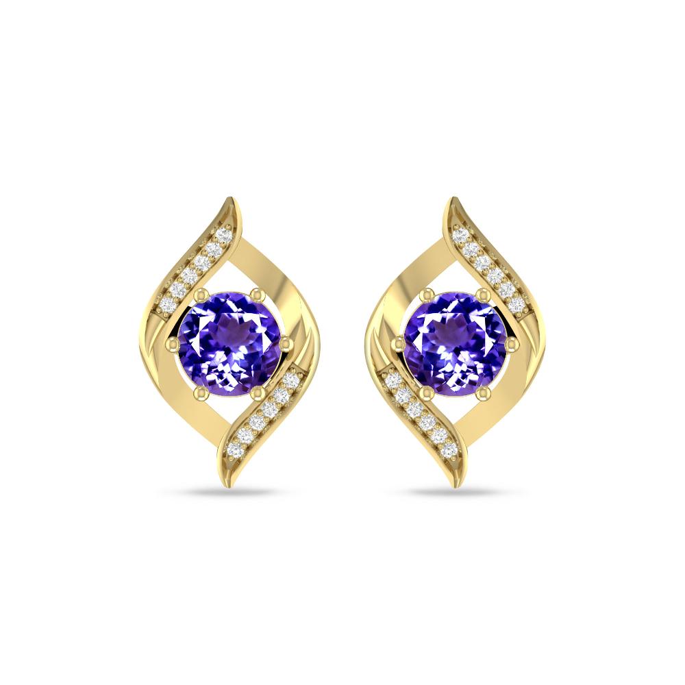 Yellow Gold - Tanzanite