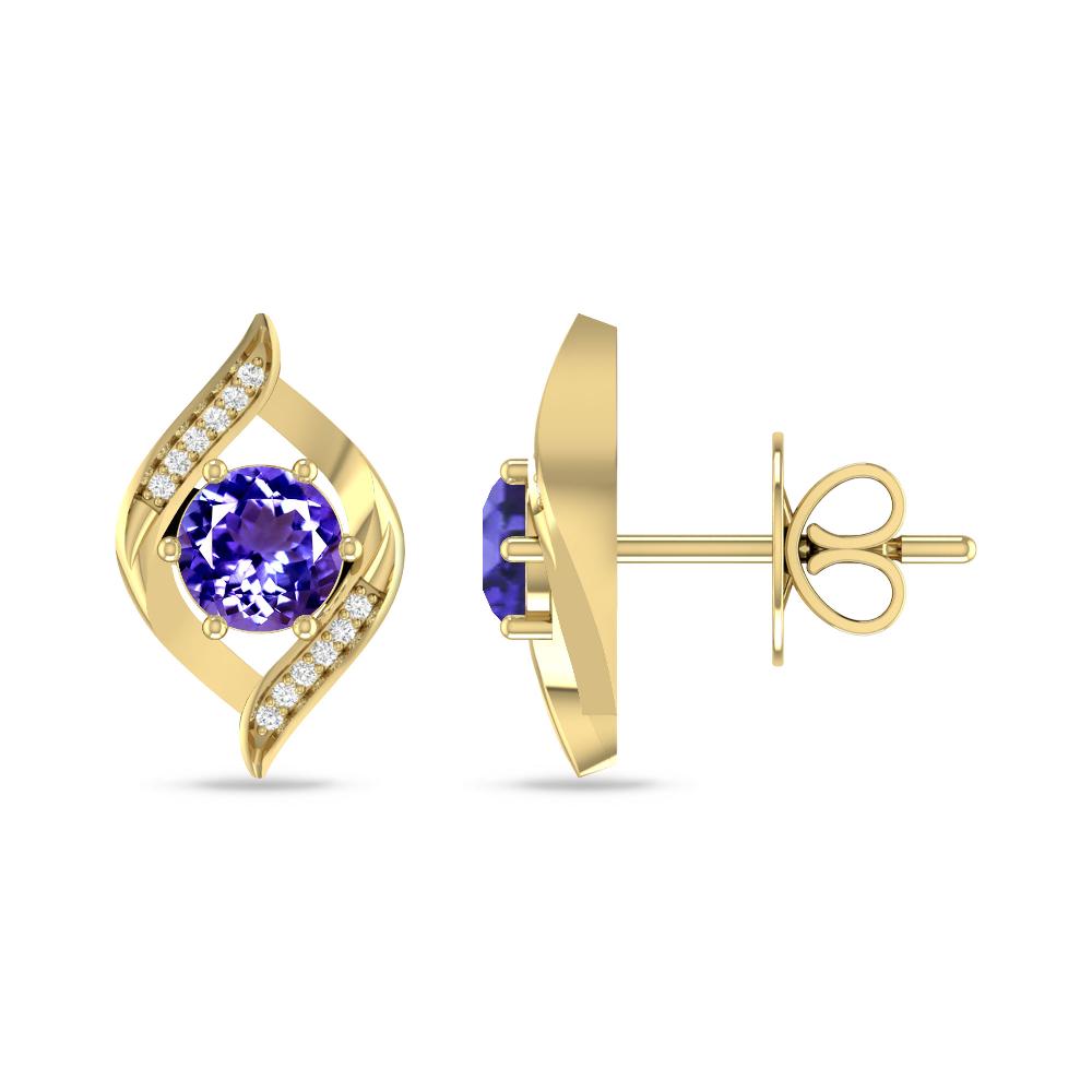 Yellow Gold - Tanzanite