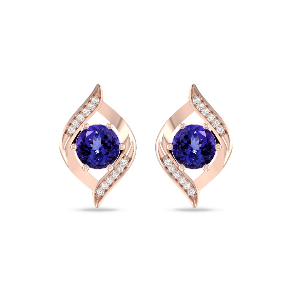 Rose Gold - Tanzanite