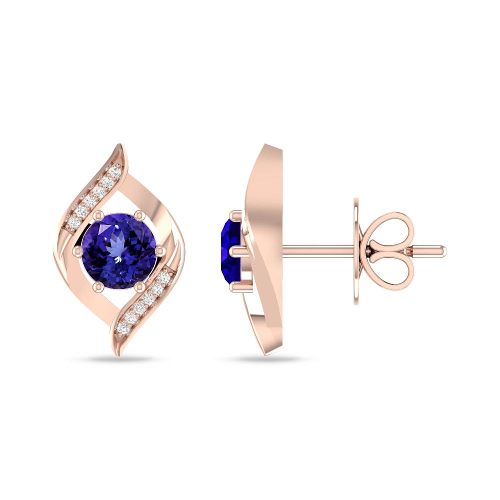 Rose Gold - Tanzanite