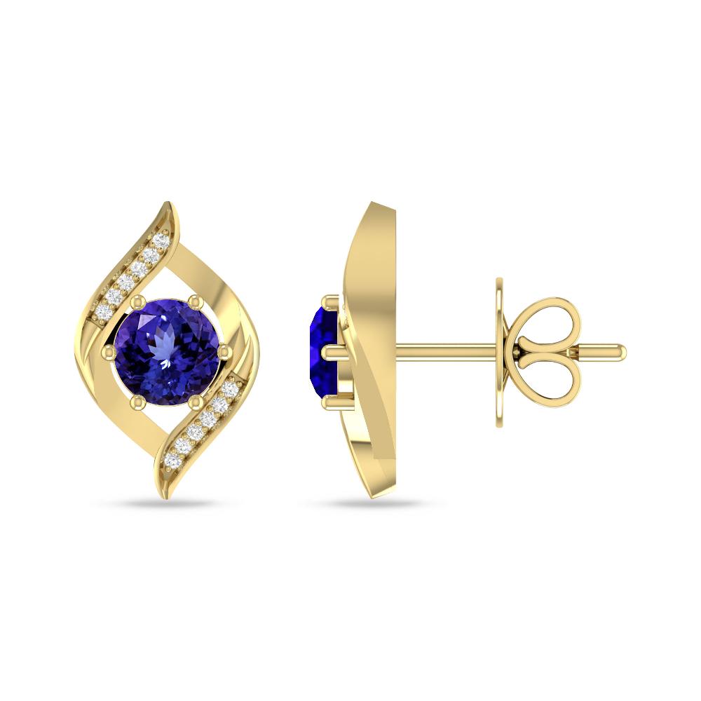Yellow Gold - Tanzanite